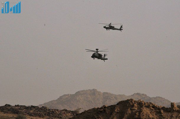 صحيفة تكشف عدد طلعات الاباتشي السعودية لتمزيق الحوثيين بجازان(صور)