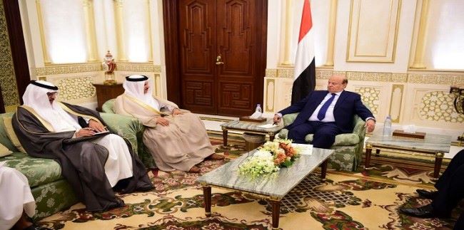 الرئيس اليمني يلتقي الزياني ويجدد اتهامه للحوثيين بعرقلة مشاورات الكويت