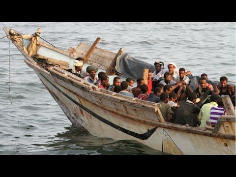 وفاة عشرات المهاجرين بعد أن"أغرقوا عمدا"ببحر العرب قبالة سواحل اليمن