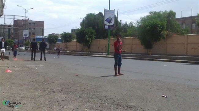 صور حصرية لـ"مراقبون برس"لأجواء اشتباكات الحوثيين والأمن اليمني بالحصبة