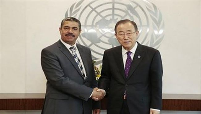 أبرز ماقاله أمين الأمم المتحدة خلال لقاءه نائب الرئيس اليمني بباريس!