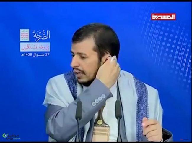 الحوثي يقر بدعم حزب الله ويهدد اسرائيل ويتهم التحالف بتقسيم اليمن(فيديو)