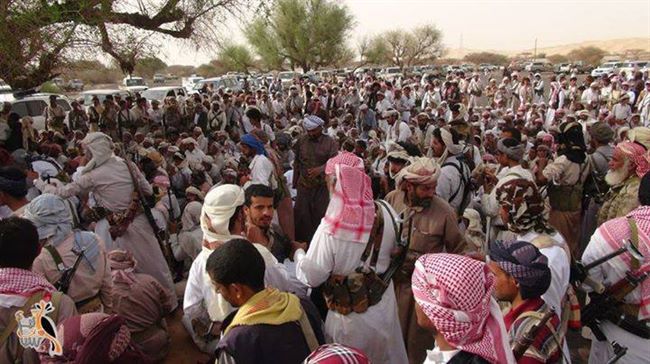 مشايخ وشخصيات اجتماعية وقبلية باقليم سبأ يحددون موقفهم من القيادة اليمنية