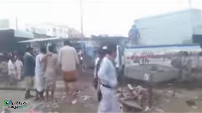 ارتفاع عدد ضحايا قصف صاروخي على مطعم شعبي بمأرب(فيديو وصور)