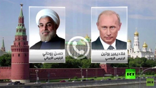 دعوة روسية ايرانية موحدة من بوتن وروحاني بشأن القتال في اليمن