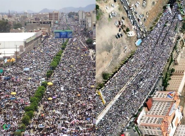 صنعاء تختنق بحشود المتظاهرين مع وضد الحكومة وتوقعات بمبادرة جديدة للحل(صور)