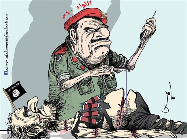 القشيبي وأحد انتحاري القاعدة.. صورة كاريكاتورية لاتحتاج الى تعليق!