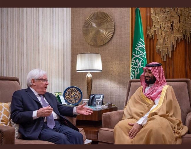 المبعوث الأممي يشكر الدعم السعودي للتوصل إلى حل شامل باليمن 