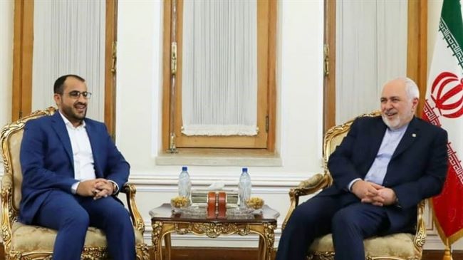 وزير الخارجية الايراني يلتقي ناطق الحوثيين بطهران ويؤكد ضرورة وقف الحرب باليمن