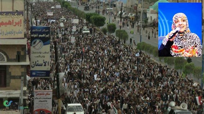 توكل كرمان توجه دعوة هجومية حادة الى الحوثيين "جمهورية ومن قرح يقرح"