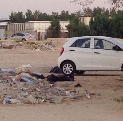 يمني ينتحر احتراقا جوار مركبته بالكويت تاركا وصية حزينه جواره(صورة)