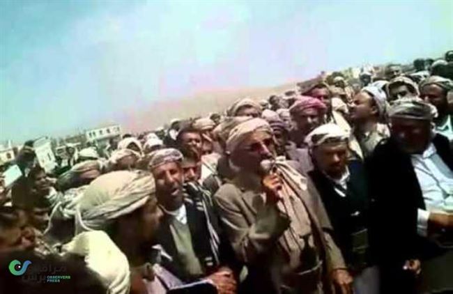 شاهد بالفيديو لماذا طرد الحوثيون الشيخ جليدان من مخيم اعتصامهم