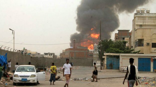 مقتل واصابة المئات من الحوثيين وقوات صالح بسلسلة غارات جوية